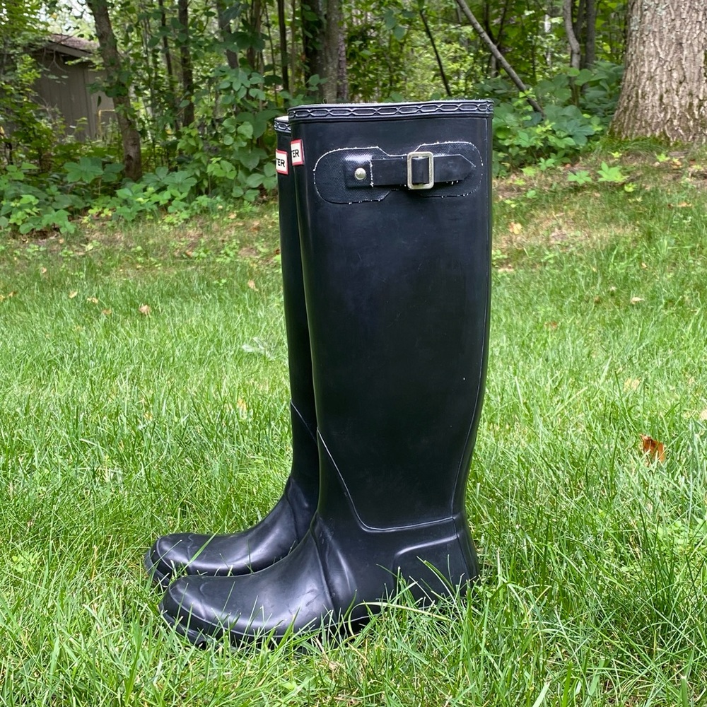 Hunter Tall  rain boots. Size 8.5 / 39.